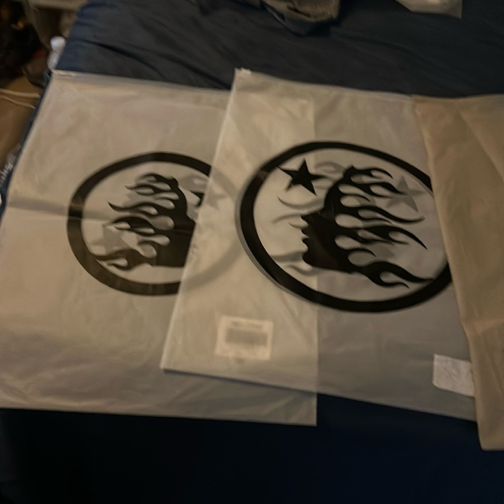 Five Ziploc bags total two Hell star and two essentials one regular one